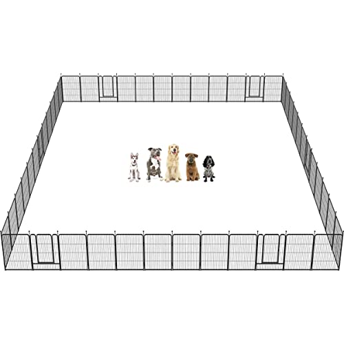 FXW Rollick Dog Playpen, 32' Height for Small/Medium Dogs, Designed for Camping, Yard, 48 Panels