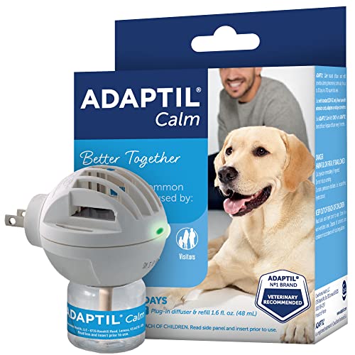 ADAPTIL Dog Calming Pheromone Diffuser, 30 Day Starter Kit (48 mL)