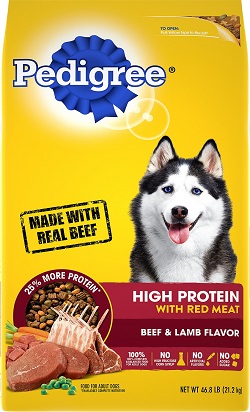 Pedigree High Protein Beef & Lamb Flavor Dry Dog Food